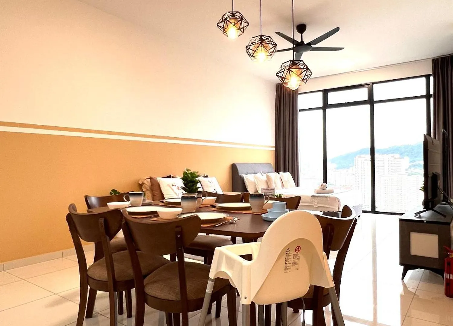 Apartment Georgetown Beacon Skypool 9 Pax Family & Baby-Friendly Luxury Suite Penang